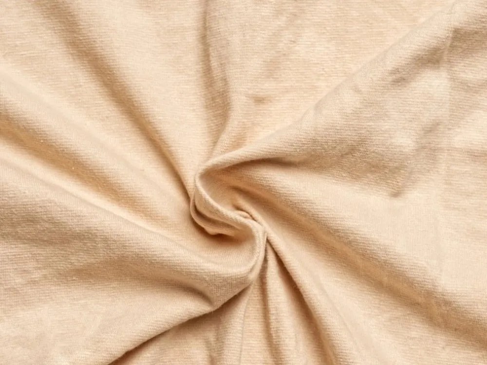 Jersey prestieradlo EXCLUSIVE svetlo béžové 200x220 cm