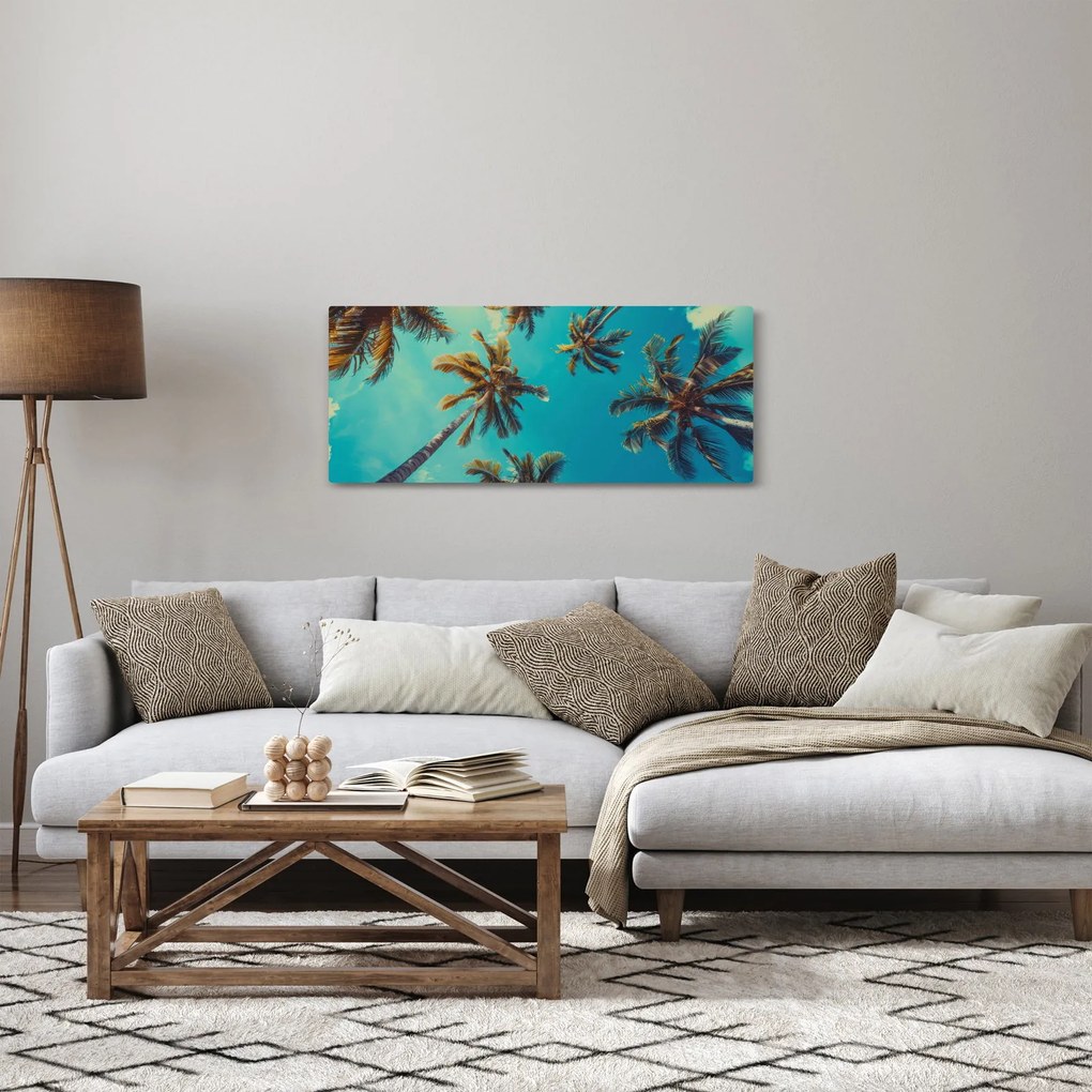 Obraz - Vysoké palmy (120x50 cm)