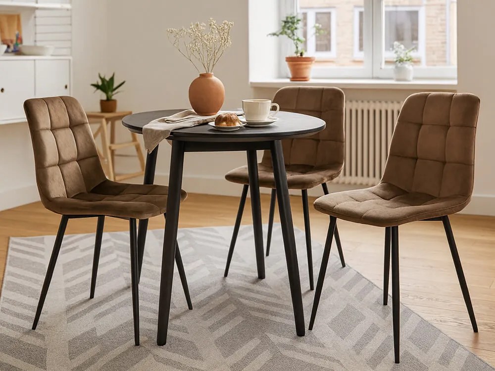 CH Jedálenská stolička Leon - hnedá