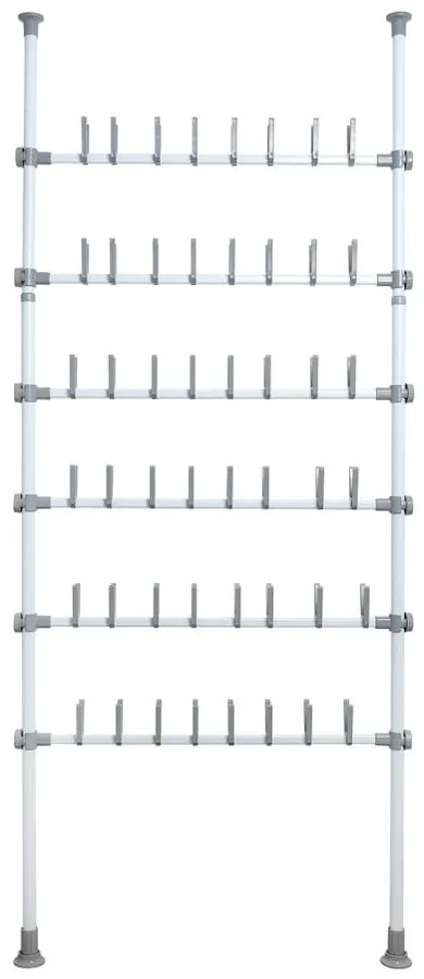 Biely kovový teleskopický stojan na topánky Herkules – Wenko