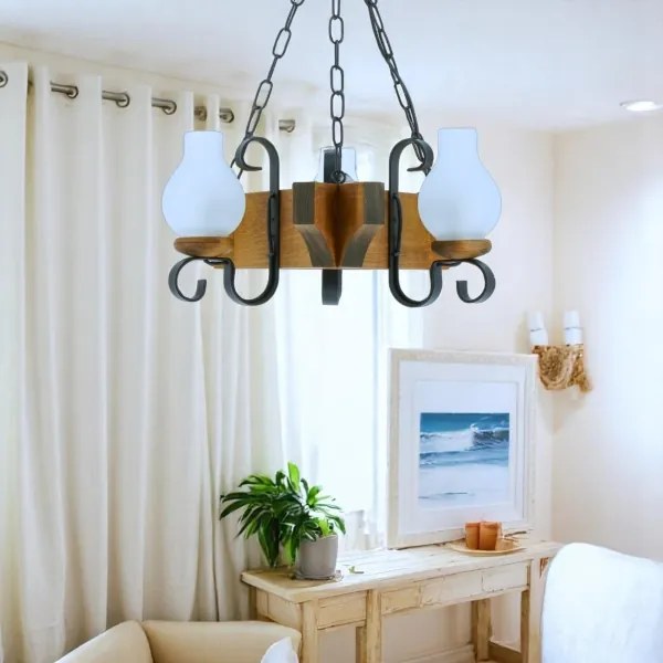 Brilagi - Luster na reťazi QUEEN 3xE14/40W/230V buk