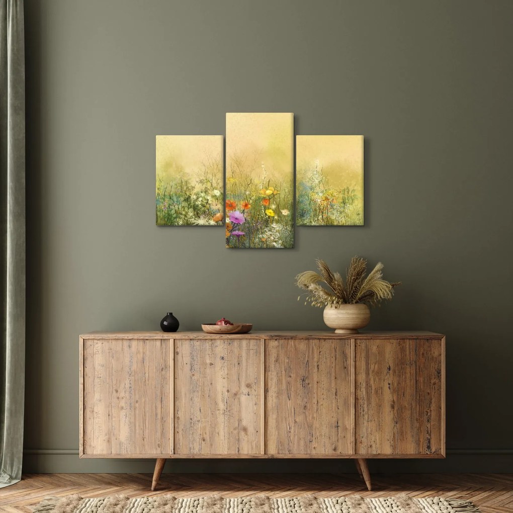 Obraz - Maľovaná lúka (90x60 cm)