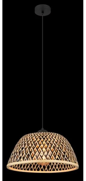 Globo 15767H1 - Luster na lanku COLLY 1xE27/15W/230V bambus