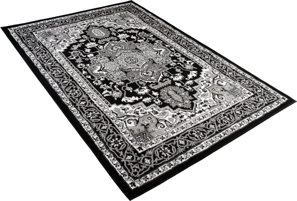 TA Koberec Q011A ČIERNA EUFRAT ESM Rozmer: 80x150 cm
