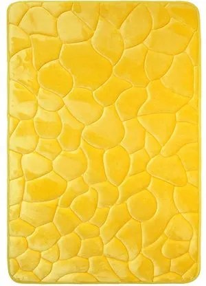 BO-MA koberce Protišmyková kúpeľňová predložka 3D 0133 yellow - 50x80 cm