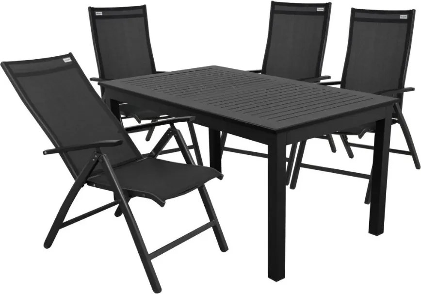 Doppler EXPERT ANTRACIT, polohovacie kreslá, 4+1