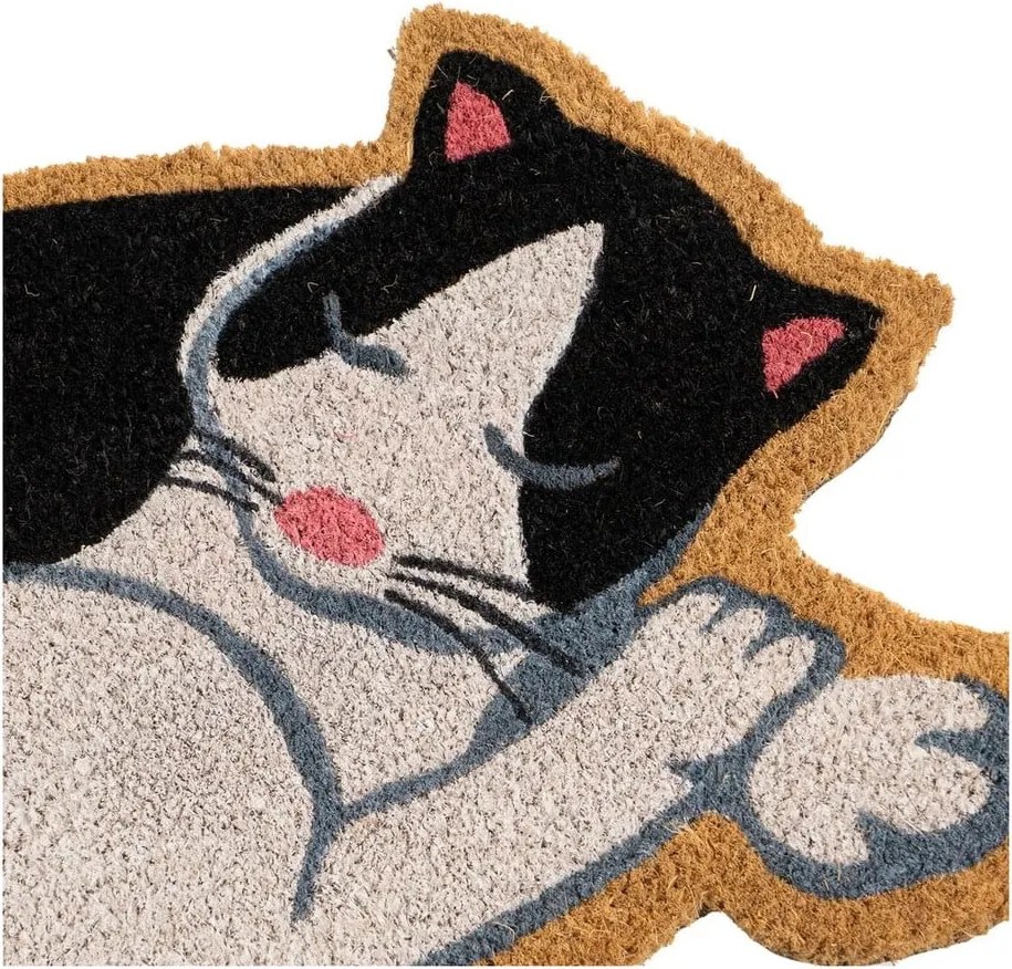 Rohožka z kokosového vlákna 40x60 cm Cat – Casa Selección