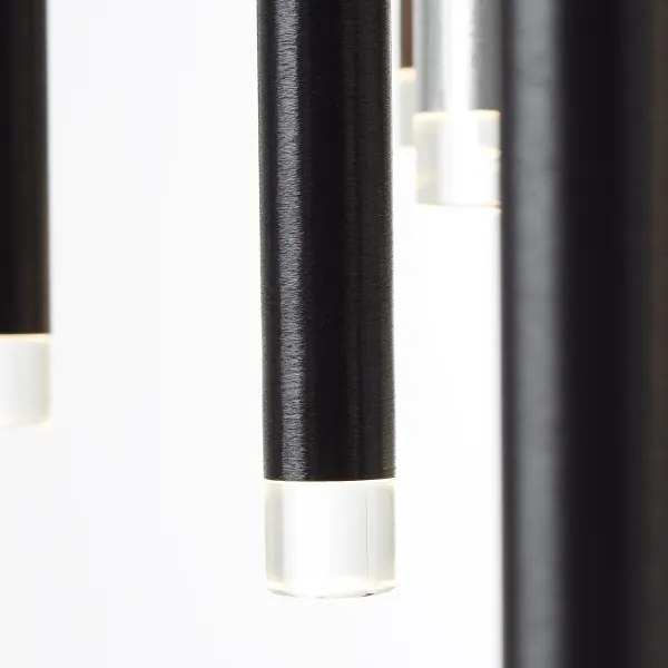 Brilliant -LED stmievateľný luster na lanku CEMBALO LED/70W/230V chróm/čierna/hnedá