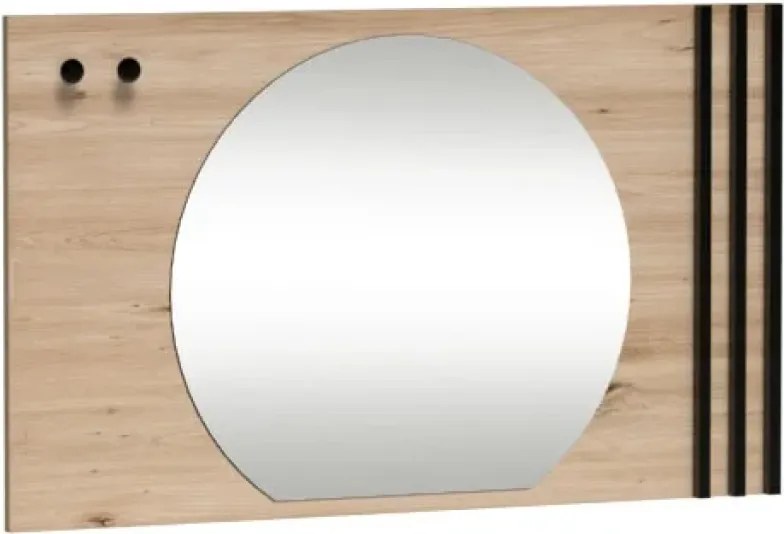 Zrkadlo KOLI C-21, remeselne spracovaný dub