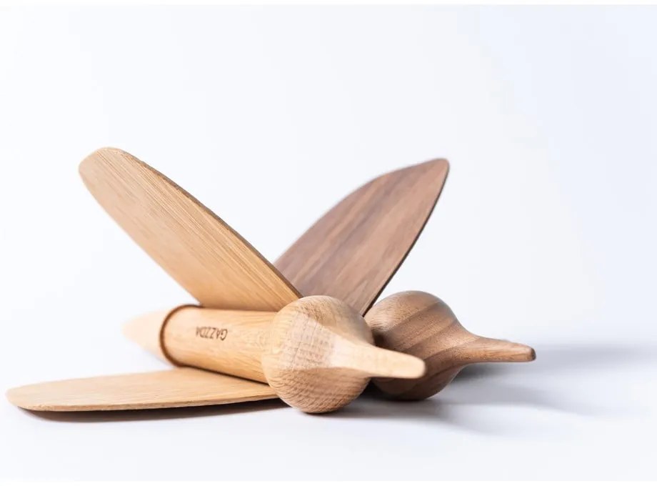 Soška z dubového dreva (výška 11,5 cm) Tica – Gazzda