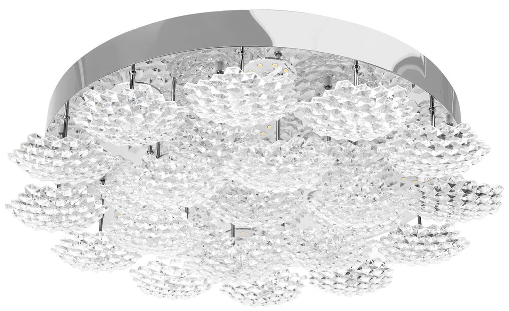 Toolight Toolight, LED stropné svietidlo 45cm, MS014-C, chrómová, OSW-09626