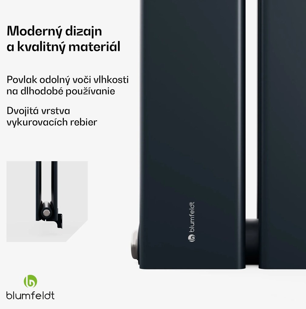 Blumfeldt Ontario radiátor 180x45 Výkon 1364 W