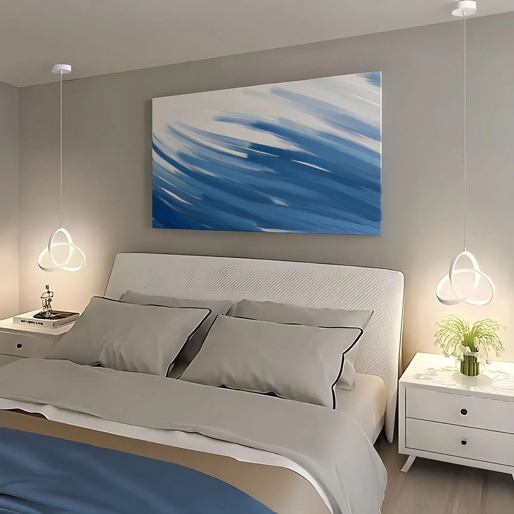 Toolight Toolight, LED závesné osvetlenie 13W, 500lm, 4000K, APP1783-CP, biela, OSW-08969