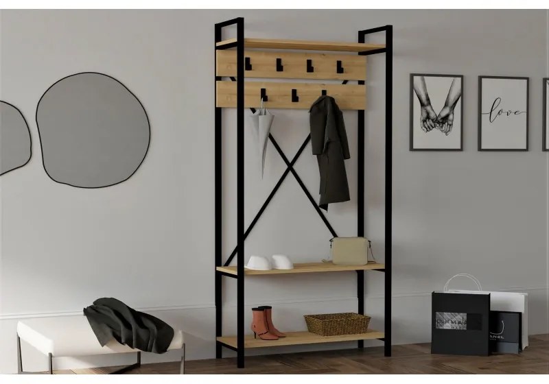 Stojan na oblečenie Alfa borovica