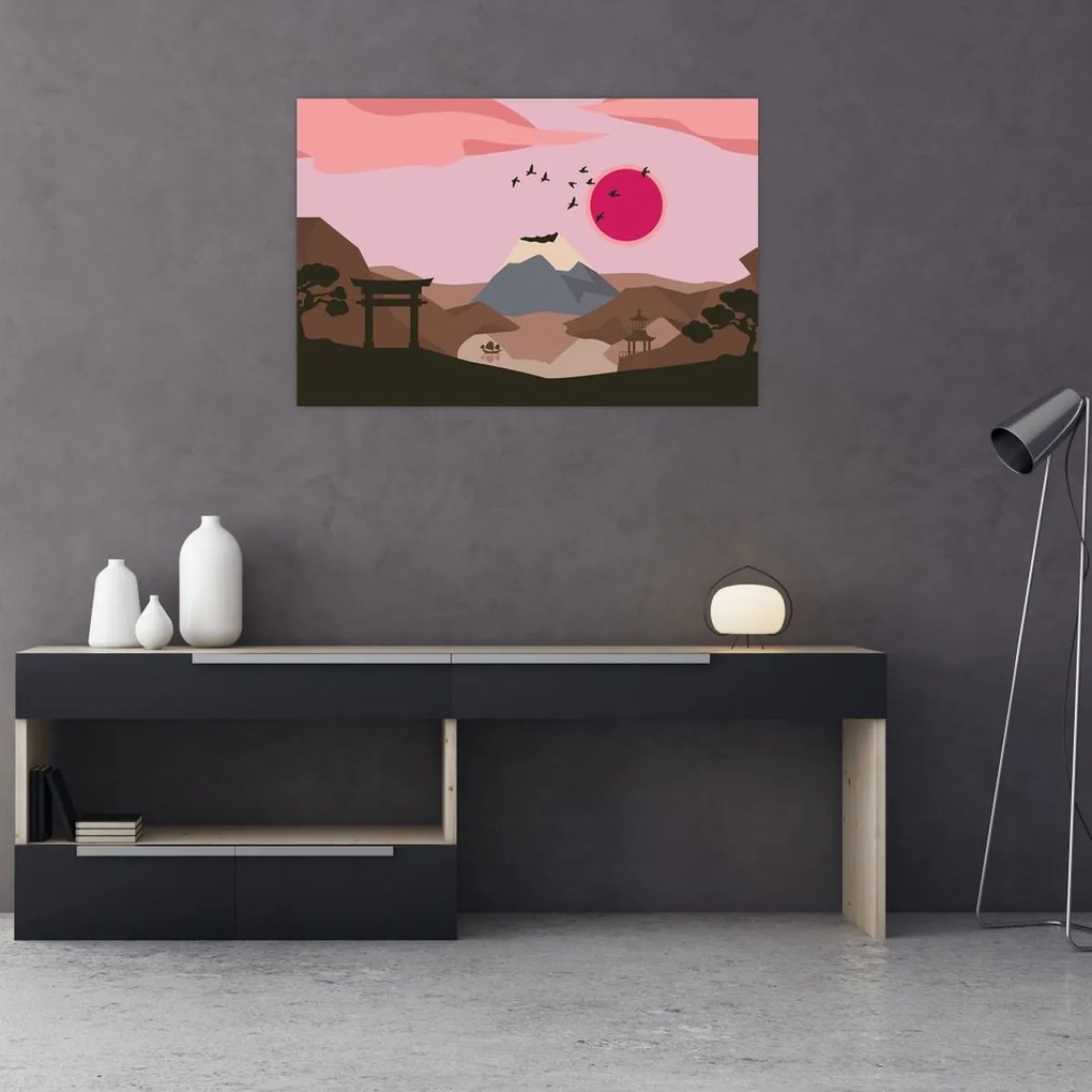 Obraz - Japonsko N⁰2 (90x60 cm)