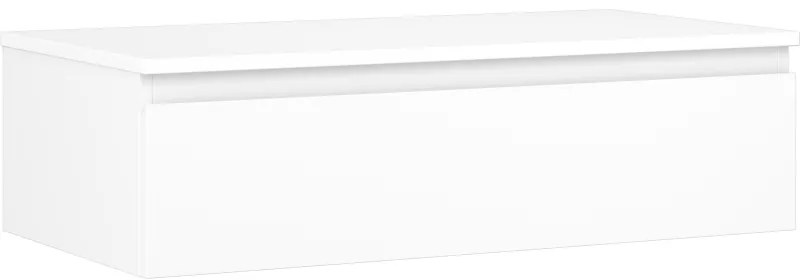 Mexen Orio, kúpeľňová skrinka 90 cm s hornou časťou, 1 zásuvka, biela matná, 91A10-09023-1-BFC01