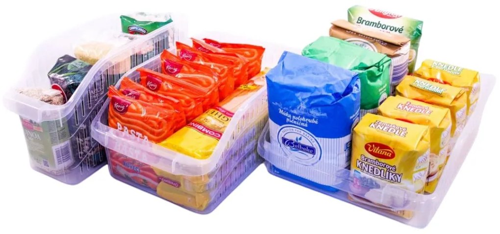 Organizér, košík do chladničky aj do police - ADEL transp. 30 x 20 x 13 cm