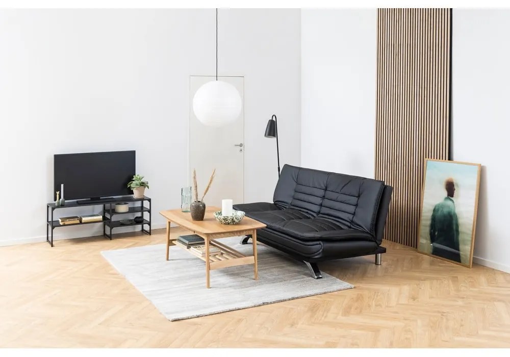 Čierny TV stolík Actona Seaford