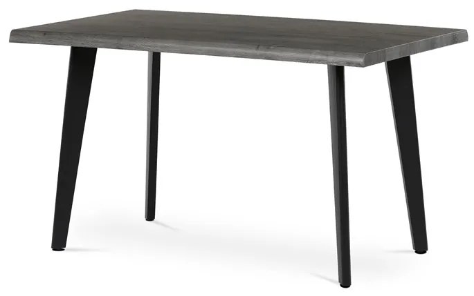 Autronic BONTEC Jedálenský stôl 130x80cm, mdf, sivý dub, HT-F4413 GREY Farba: Hnedá