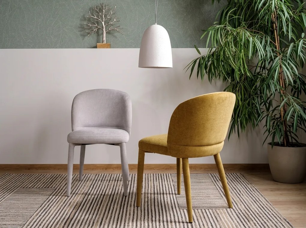 Jedálenská stolička TINO WIND, sivá