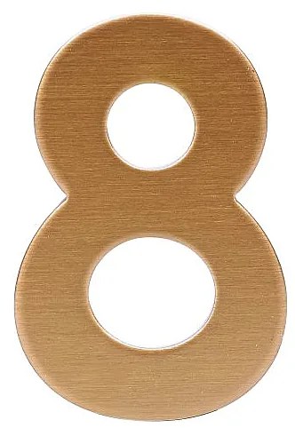 Domová číslica RICHTER RN.75L (matná meď), 2, RICHTER Meď