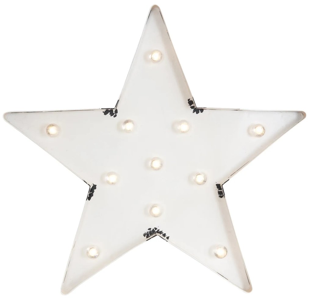 Dekorácia hviezd s LED svetielkami - 42 * 5 * 40 cm / 2x AA