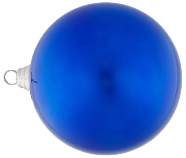 DECOLED Plastová koule, pr. 20 cm, modrá lesklá, UV