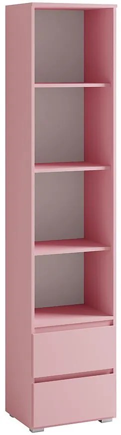 Regál Úzky Cosmo C01Ružová