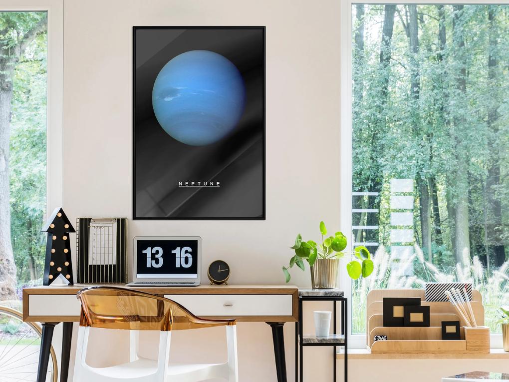Artgeist Plagát - Neptune [Poster] Veľkosť: 20x30, Verzia: Čierny rám s passe-partout