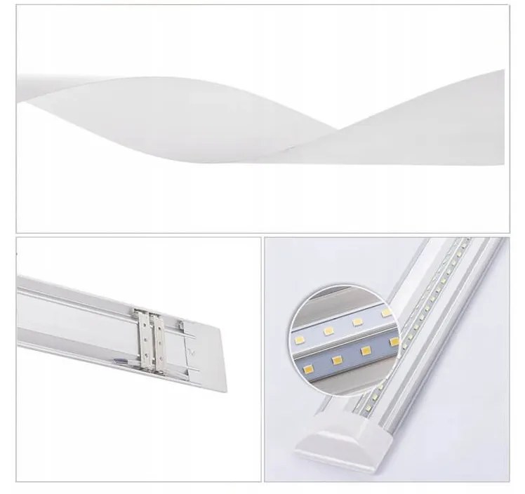 ECOLIGT LED hranolový panel, svietidlo 120 cm 6500K