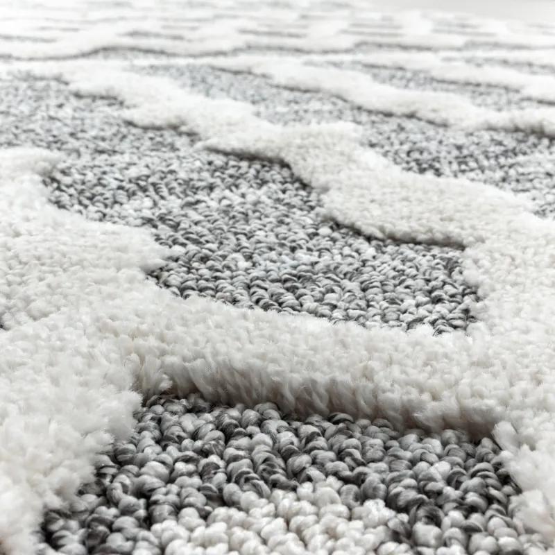 Ayyildiz koberce Kusový koberec Pisa 4710 Grey kruh - 120x120 (priemer) kruh cm