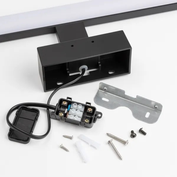 Brilagi - LED osvetlenie kúpeľňového zrkadla VESTRA LED/15W/230V 80 cm IP44 čierna