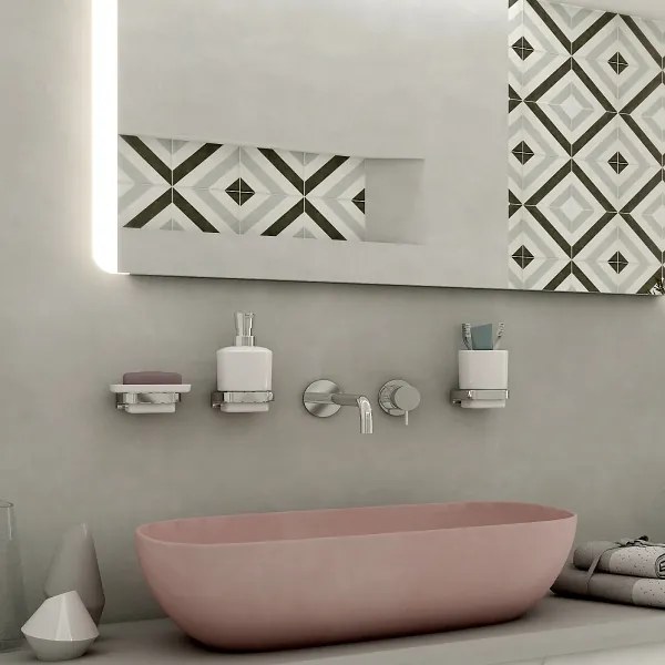 NIMCO MA set-31K-26 - Dávkovač mydla, stojan na kefky a nástenný háčik MAYA