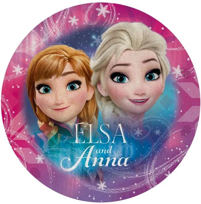 EUROSWAN Tvarovaná Micro osuška Ľadové Kráľovstvo Anna a Elsa 120 cm