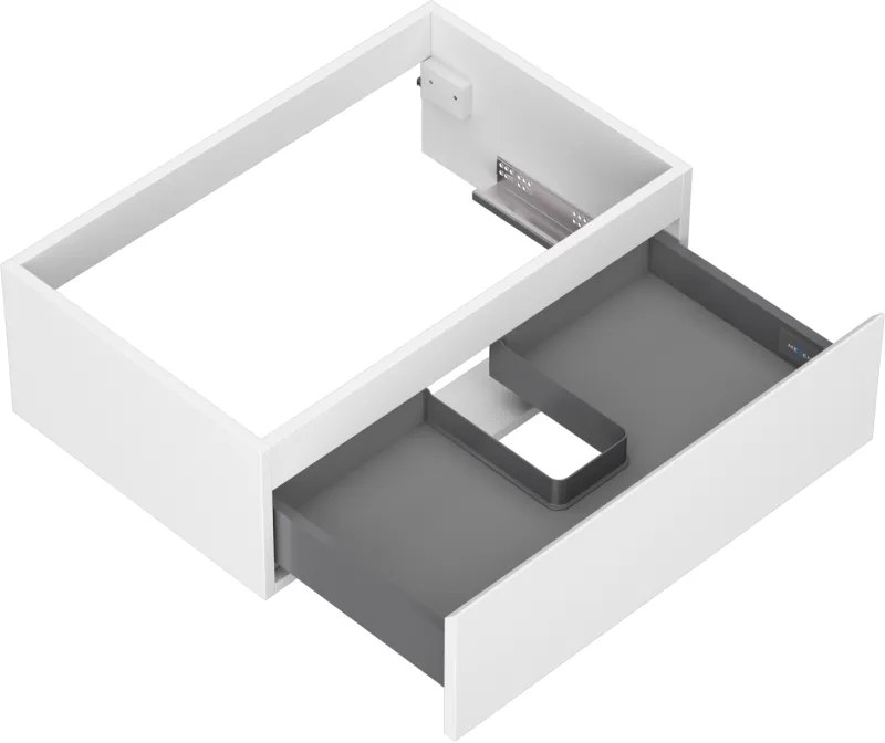 Mexen Orio, kúpeľňová skrinka 70 cm, 1 zásuvka, biela matná, 91A10-07023-1-BF01
