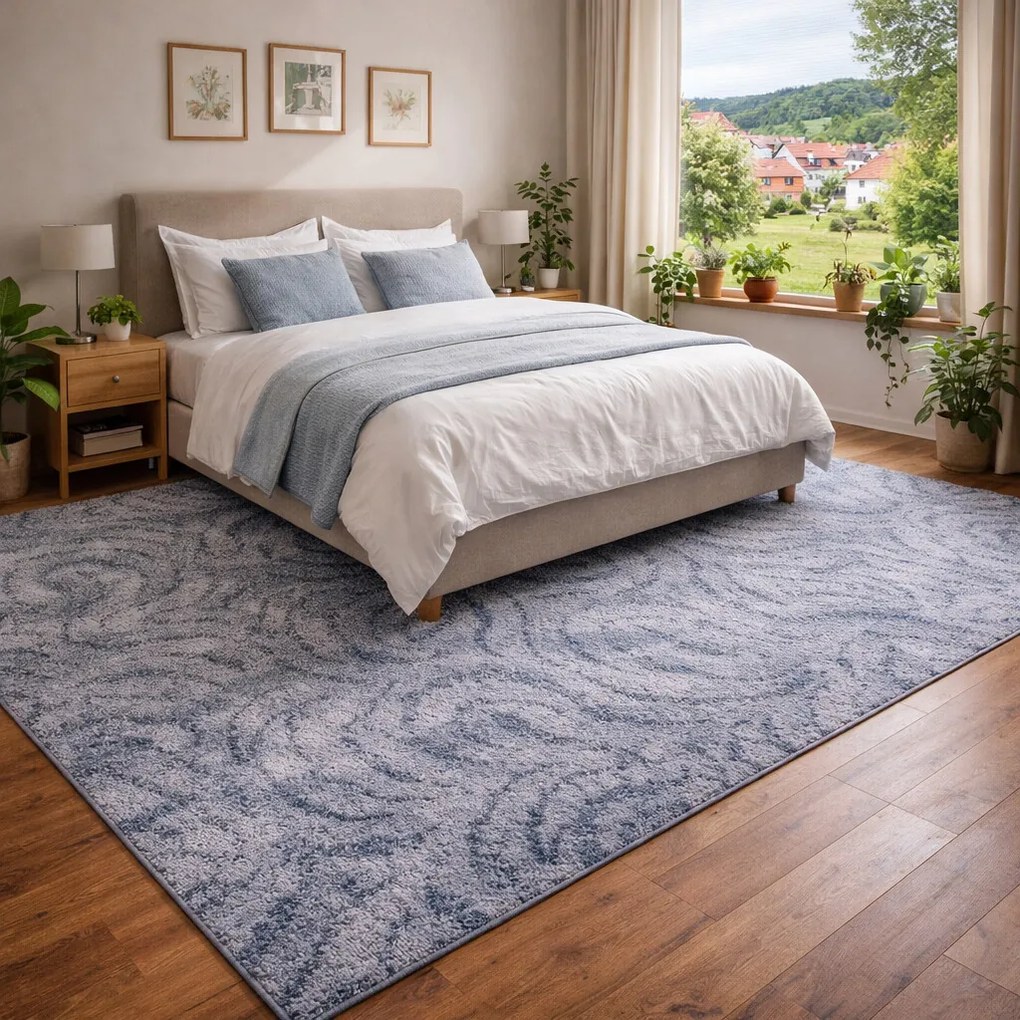 Kusový koberec Scroll šedý, 300x400, šedá, obývacia izba, AladinWorld Expres