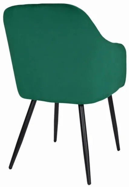 Zamatová stolička Moscow zelená