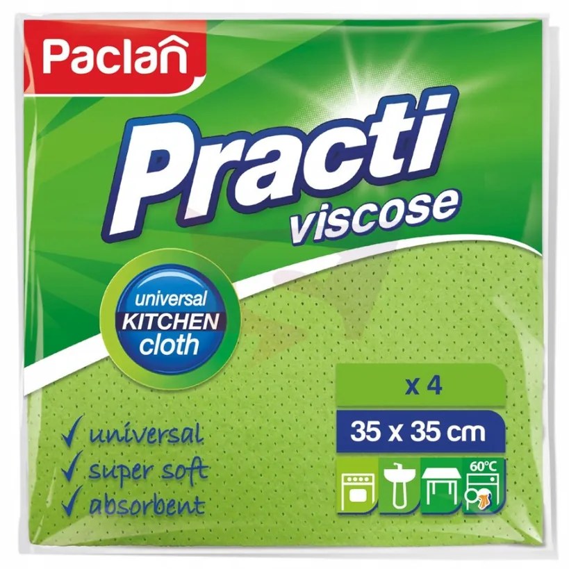 Paclan Viskózové kuchynské utierky - 4 ks