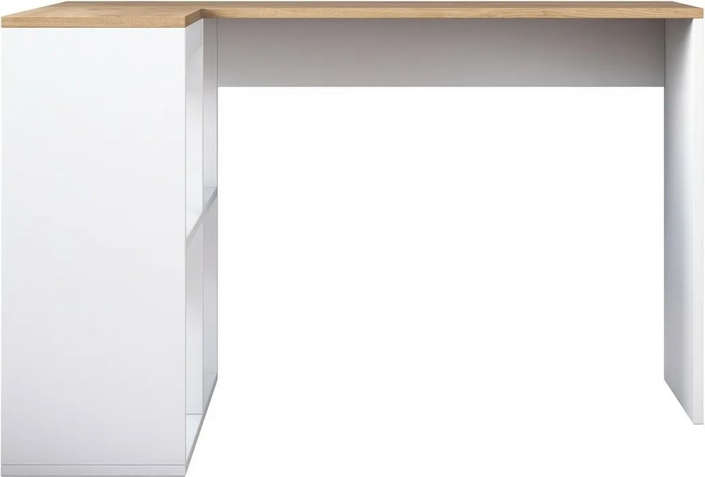 Haril Oak a biely pracovný stôl