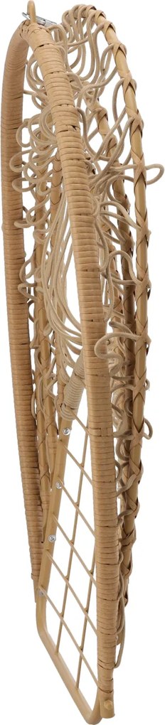 CH ERIS BROWN SKLADACIA ZÁVESNÁ STOLIČKA, VANKÚŠ – ŠEDÁ, RÁM – ČIERNY