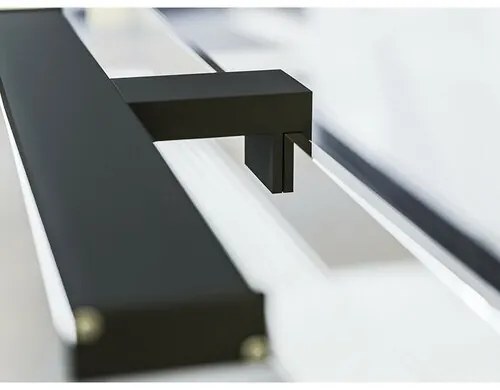 Panlux LED svietidlo na zrkadlo Arven čierna, š. 60 cm, IP44, 12 W