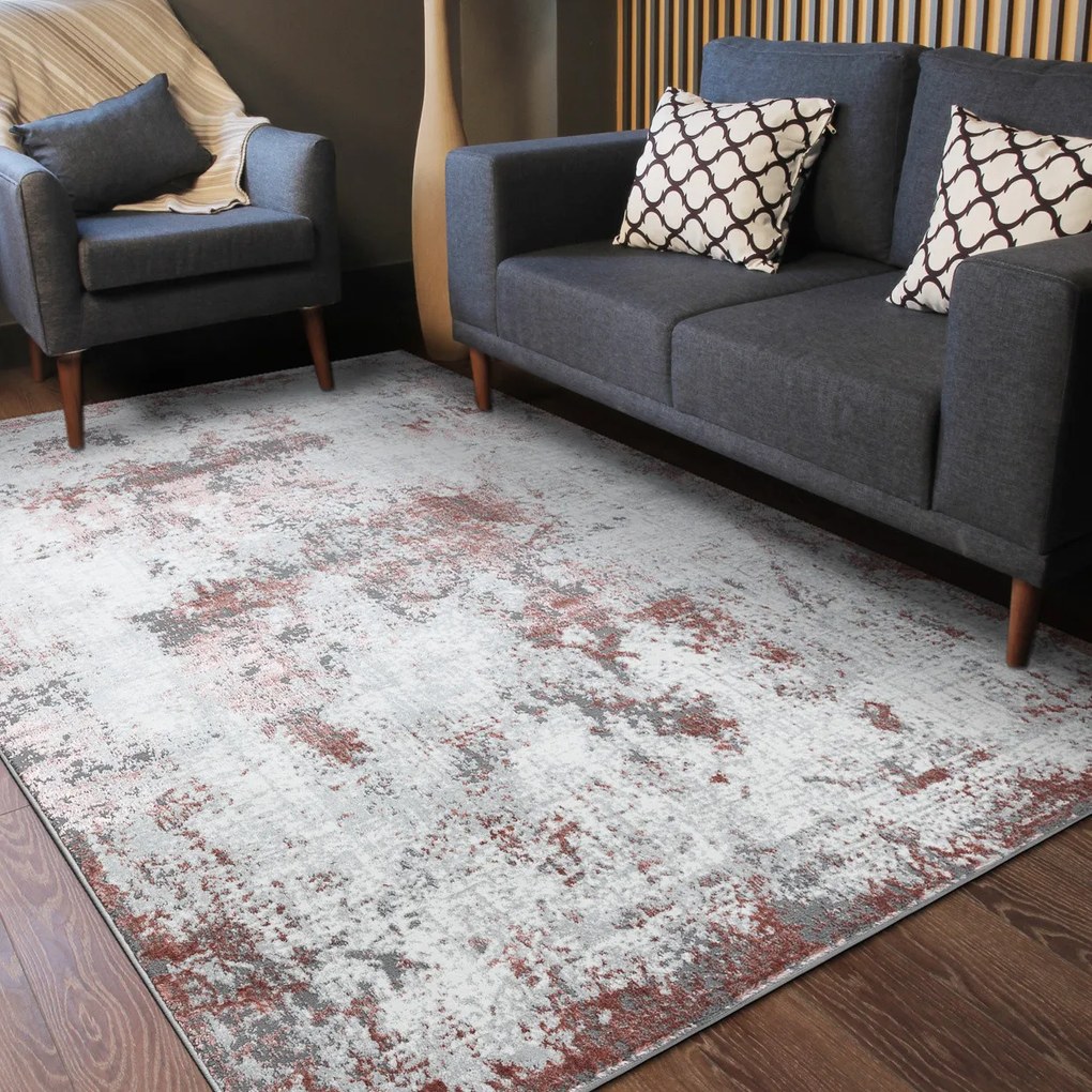 Dywany Łuszczów, Kusový koberec Allure 1959 white/pink, 120x170, ružová, kancelária