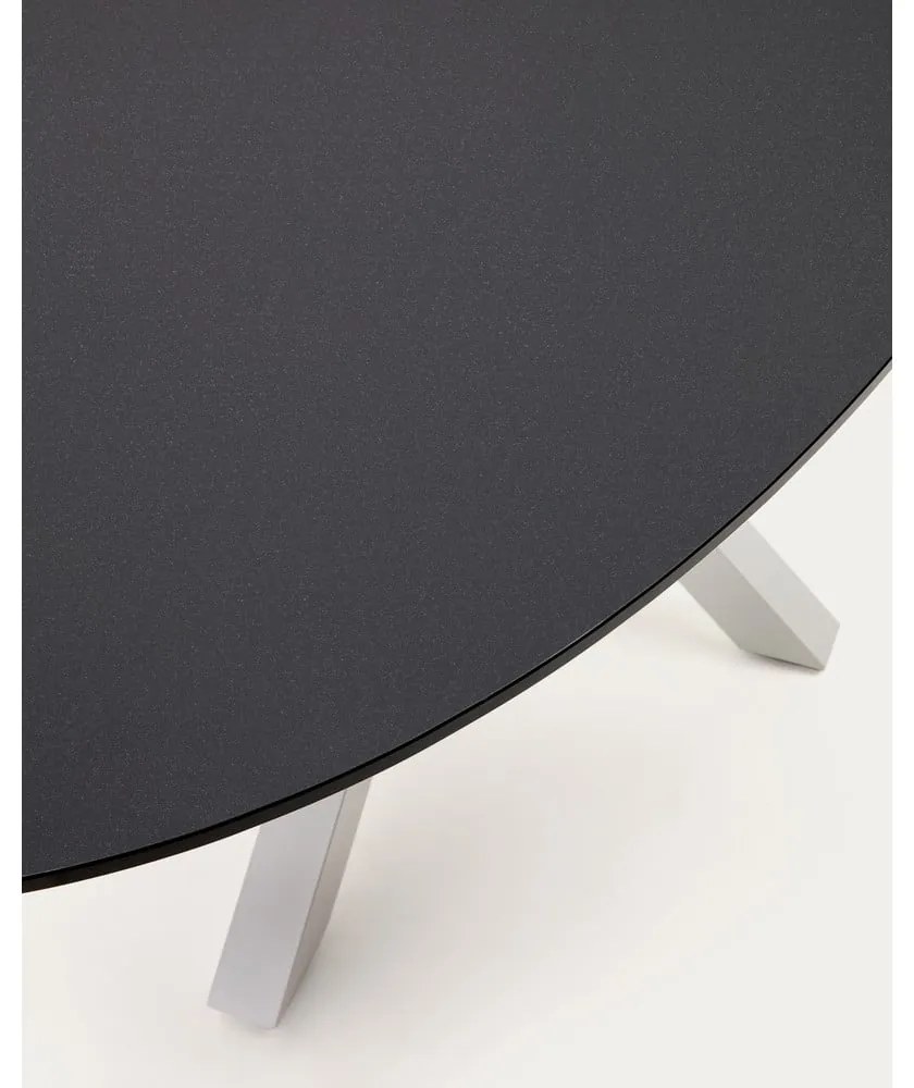 Jedálenský stôl so sklenenou doskou 100x200 cm Argo – Kave Home