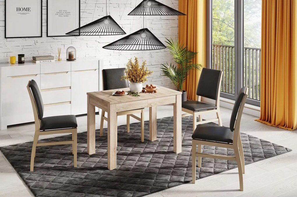 Jedálenský rozťahovací stôl Orion 02 100/160 cm dub sonoma