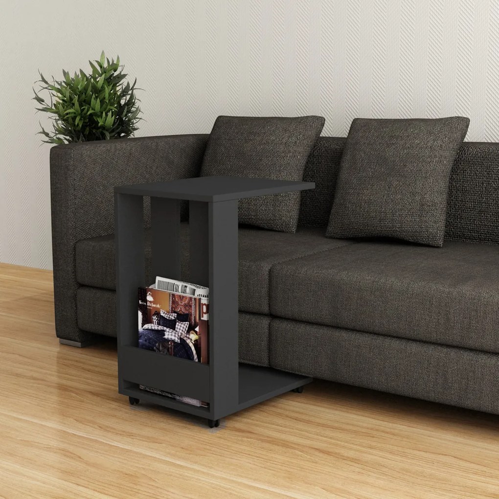 Odkladací stolík Edi Anthracite