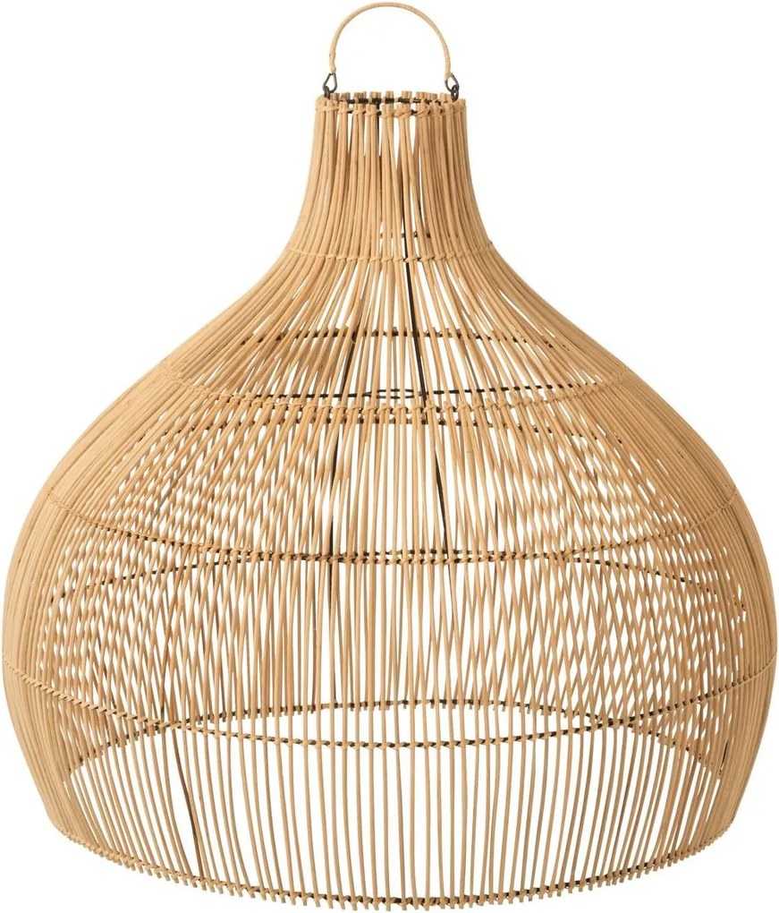 Závesné prírodné ratanové tienidlo Pear shape - Ø 83 * 76 cm / E27