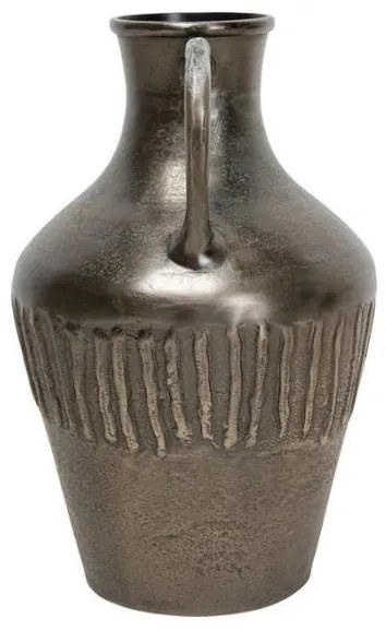 Uria váza strieborno-sivá 55 cm