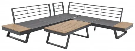 Doppler LIVORNO LOUNGE set - rohové záhradné sedenie