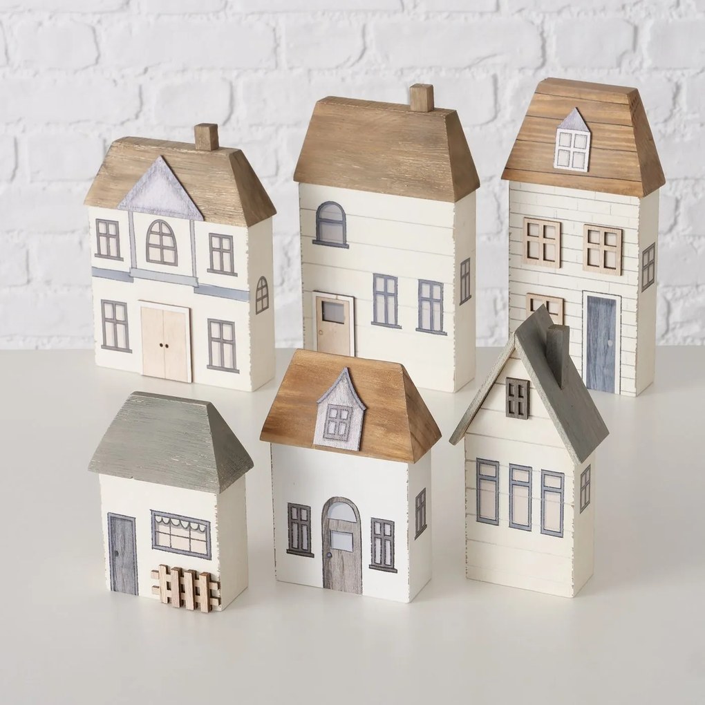 Drevené domčeky Bergström - sada 2ks Variant: Sada 3