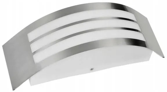 Vonkajšie nástenné svietidlo 1xE27/14W/230V IP44 matný chróm